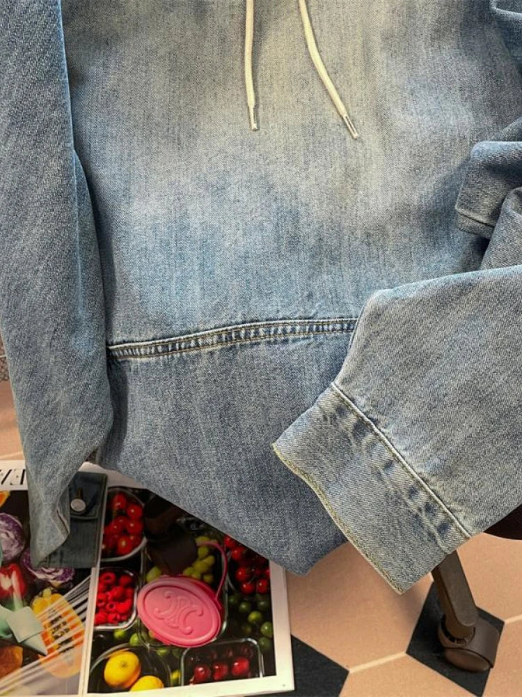 Vintage Denim Hoodies