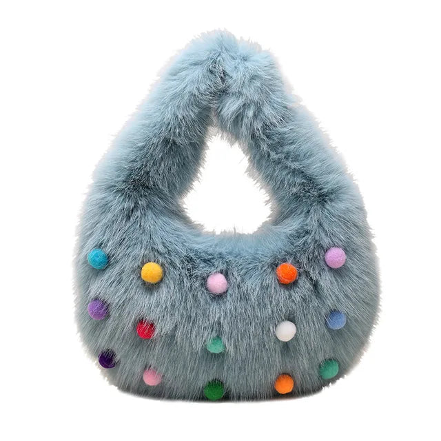 Colour Hairball Cloud Bag