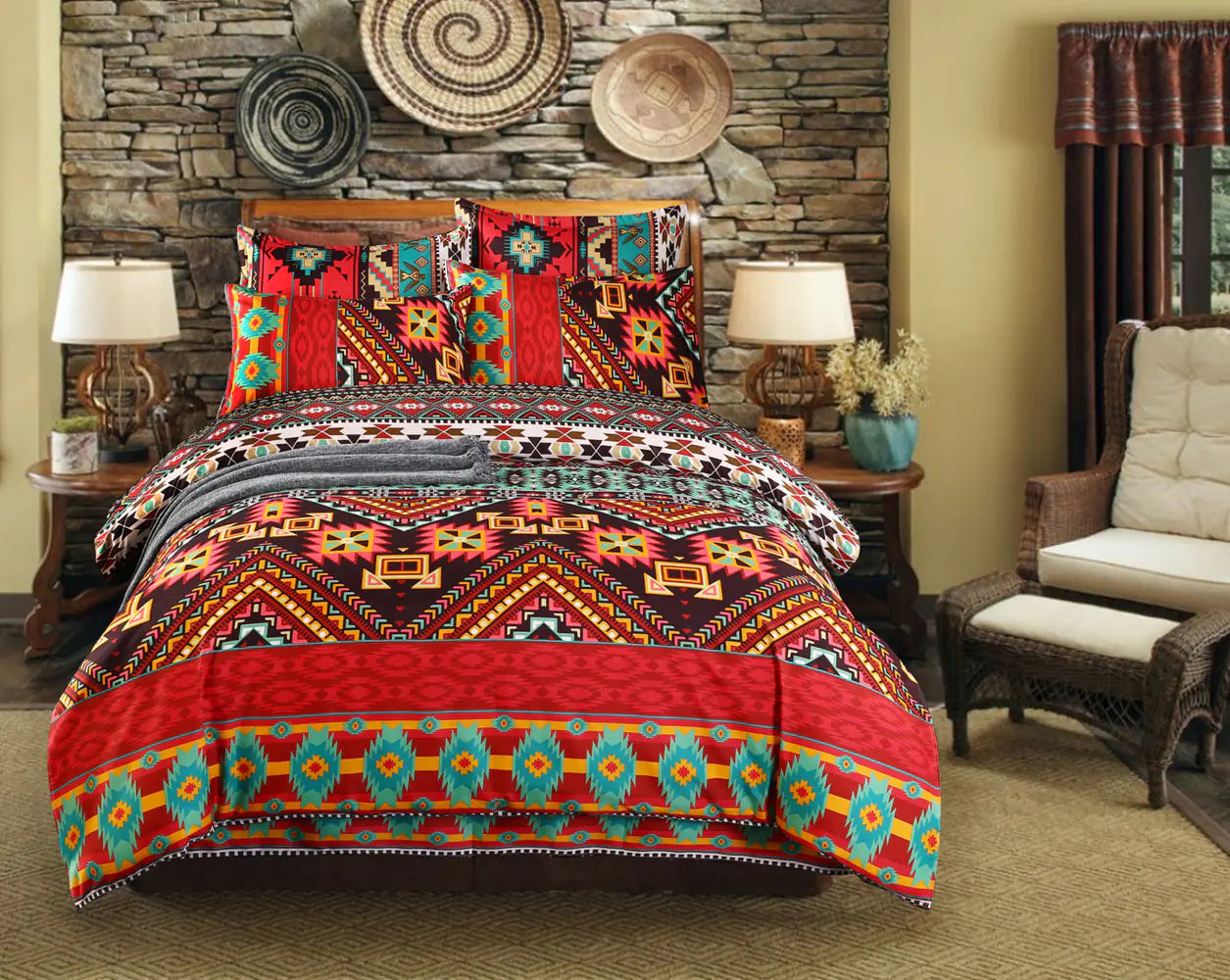 Boho Chic Duvet & Pillowcase Set
