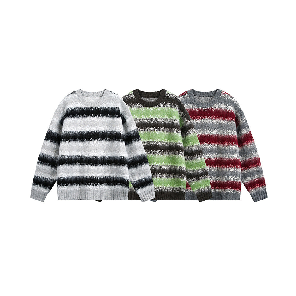 Round neck loose sweater