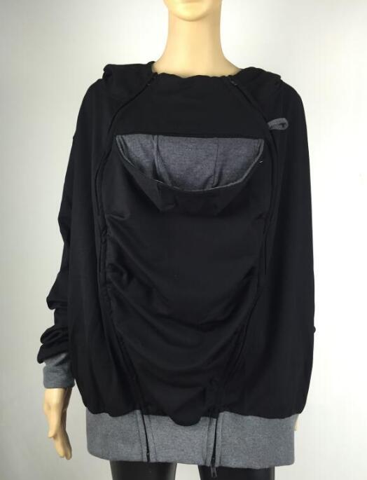 Winter Dad Mom Baby Carrier Hoodies