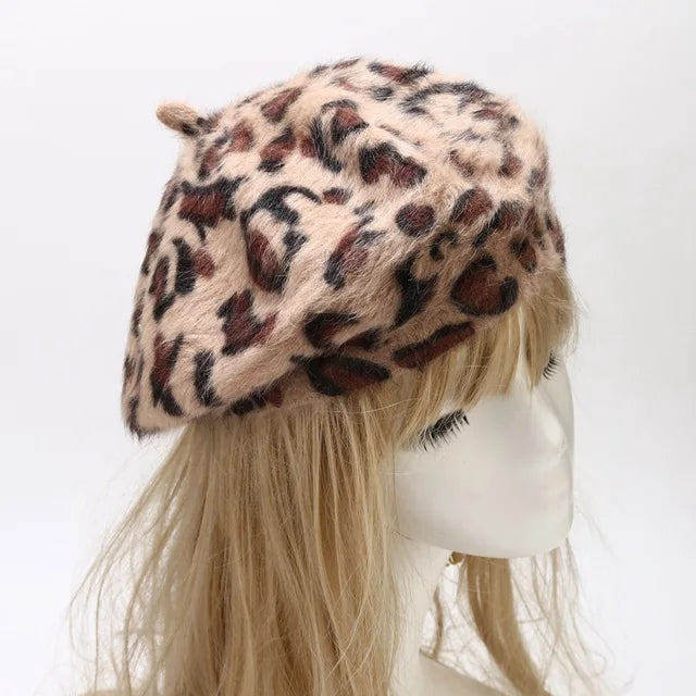 Four Seasons Leopard Print Hat