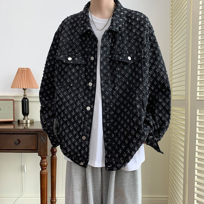Retro jacket design sense, niche men's clothing