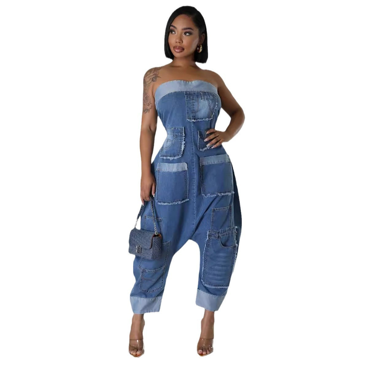 Cowboy workwear with multiple pockets