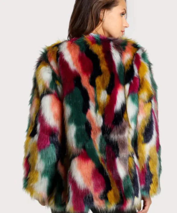 Ladies Fashion Faux Fur Jackets