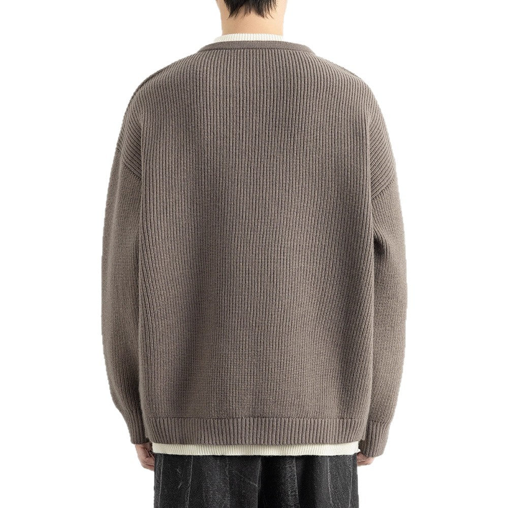 Faux Two-Piece Sweater