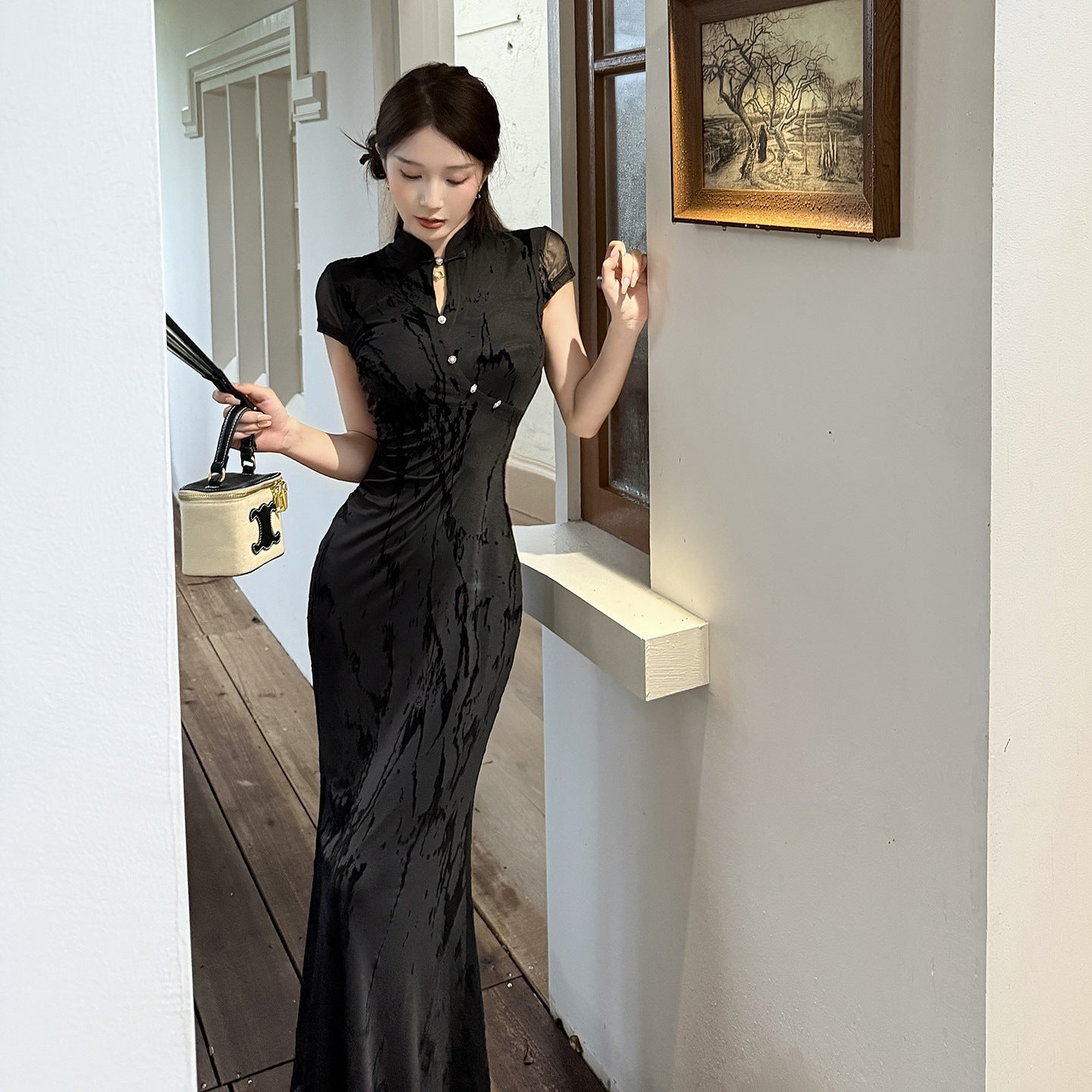 Three dimensional plush sexy slim fit waist bag hip dress