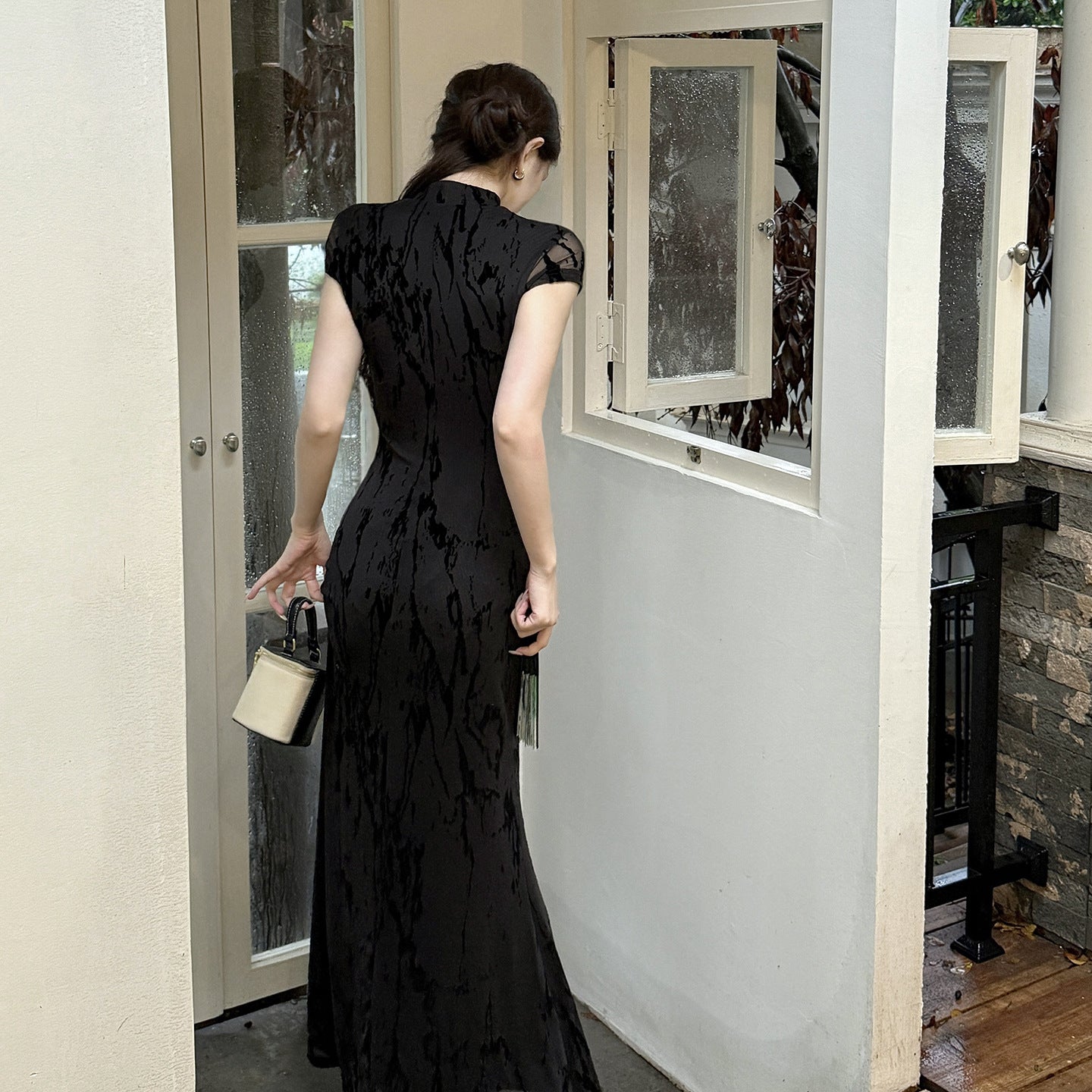 Three dimensional plush sexy slim fit waist bag hip dress