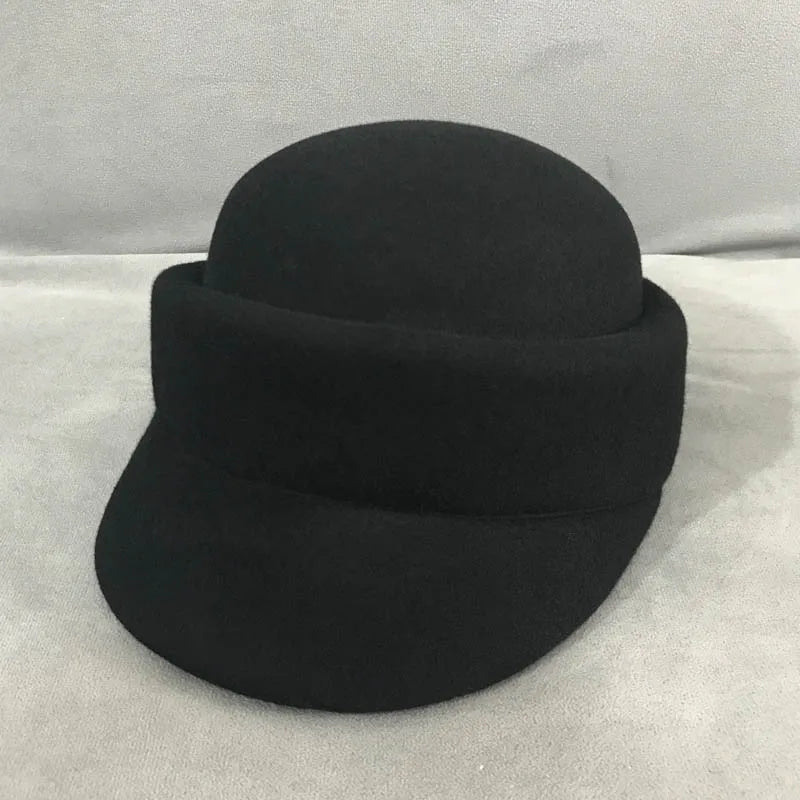 Wool Felt French Berets Bowler Hat