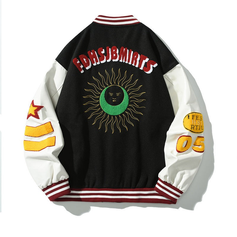 Spring and Autumn National Trend Loose Jacket