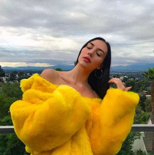 I AM Gia Faux Fur Coat