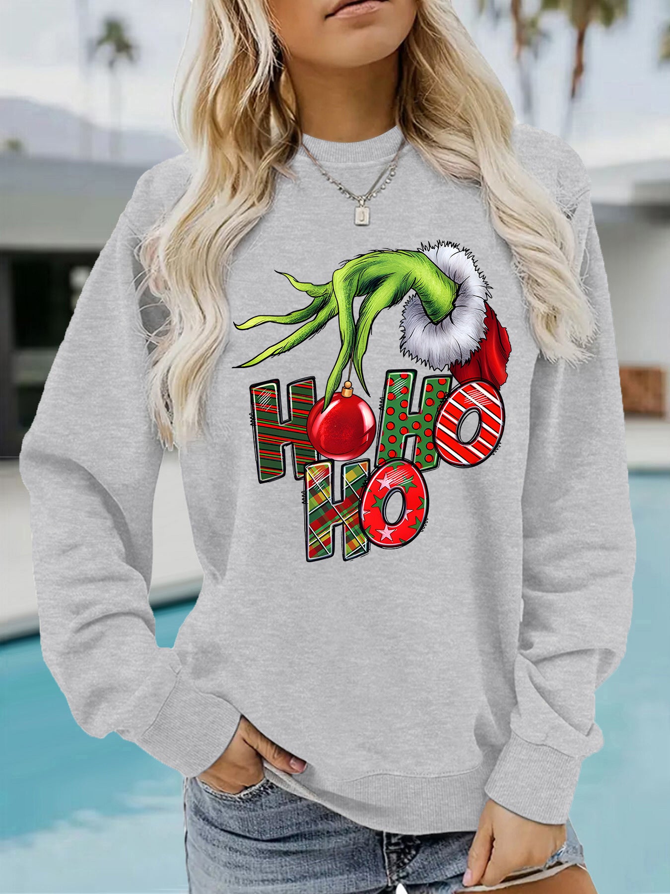 Grinch HOHO Christmas Jumper