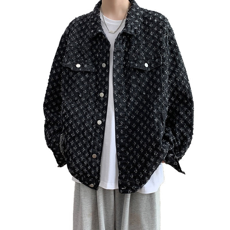 Retro jacket design sense, niche men's clothing