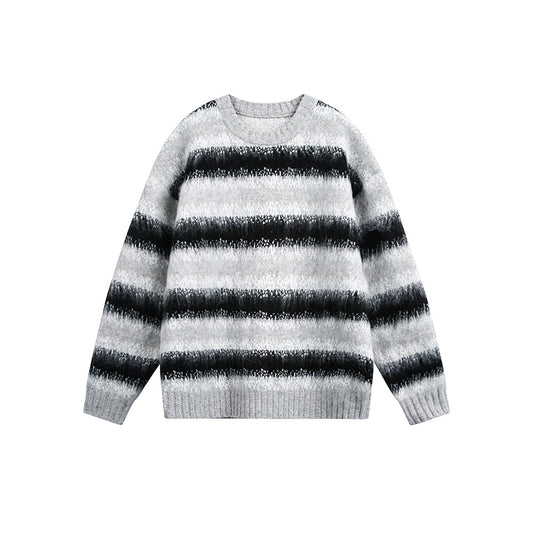Round neck loose sweater