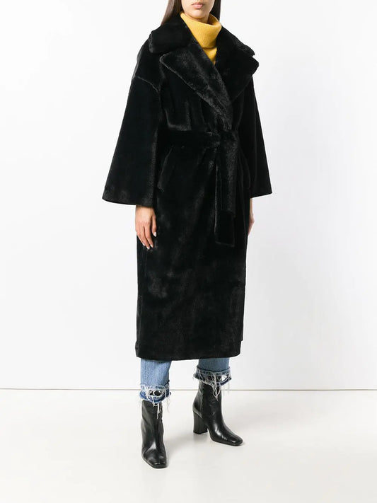 Chic Faux Fox Fur Winter Coat