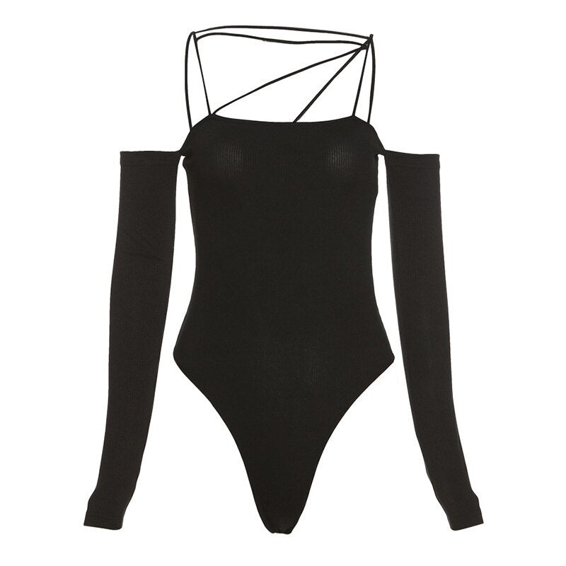 Ins Senior Ladies Sexy Backless Irregular Suspenders