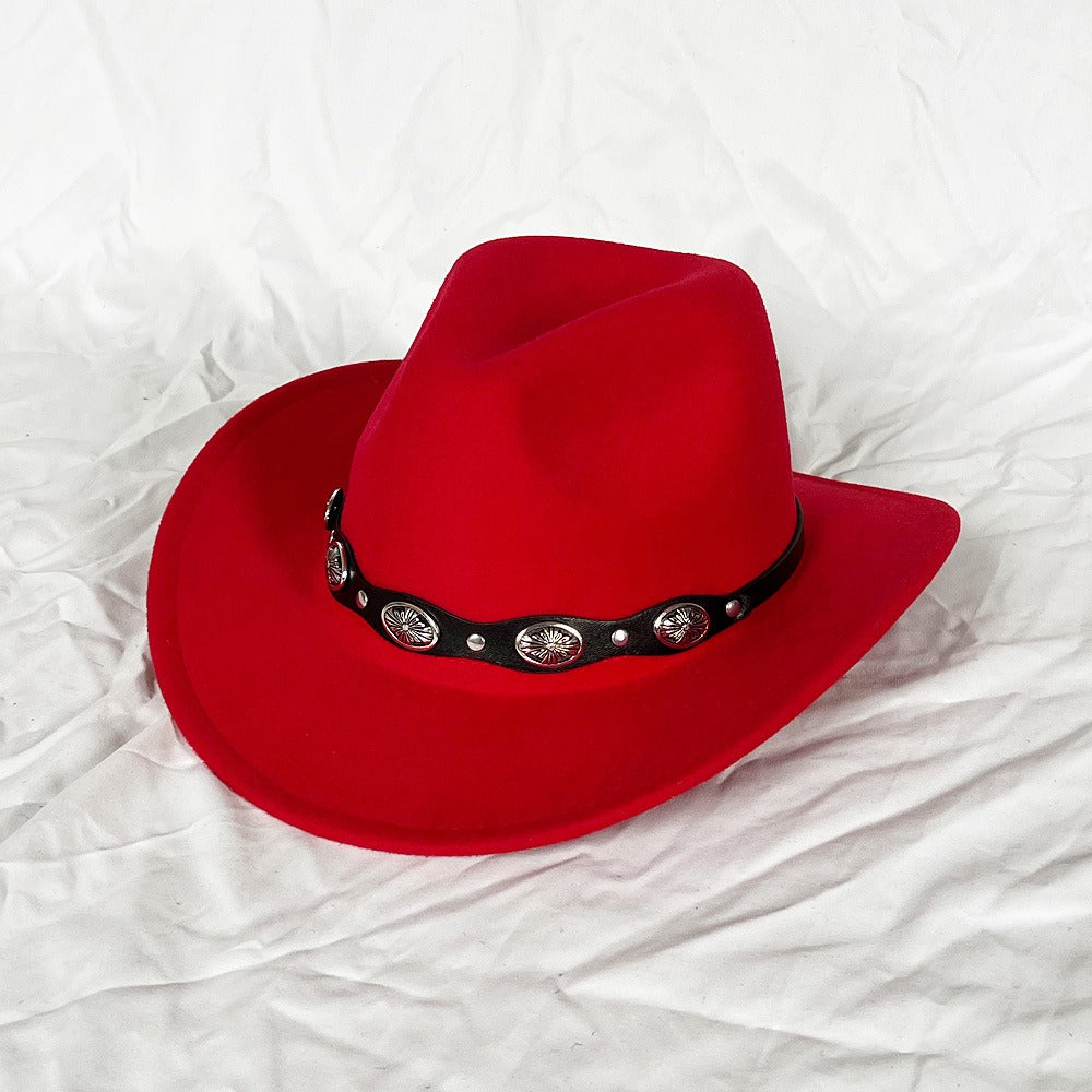 Punk Style Cowboy Top Hat