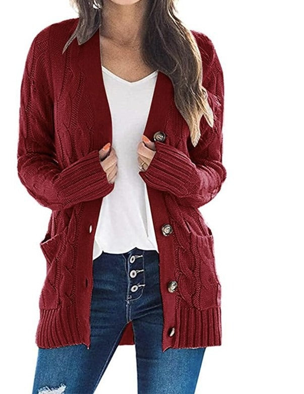 Women's  mid length cardigan
