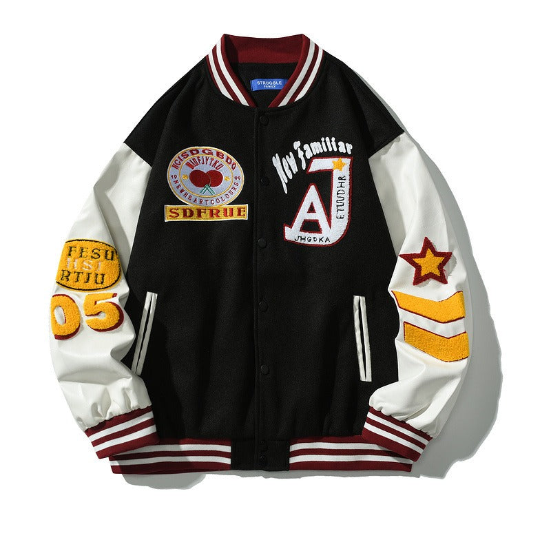 Spring and Autumn National Trend Loose Jacket