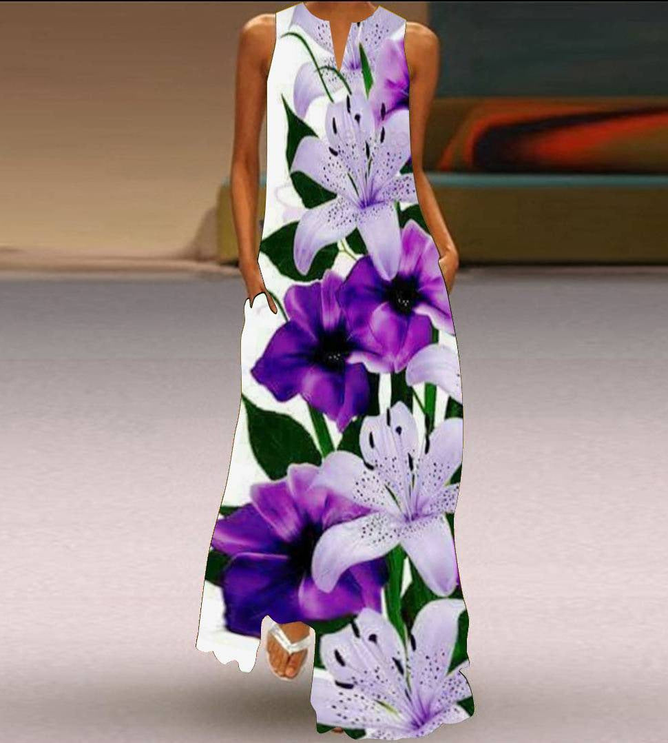 Sleeveless Long Dress