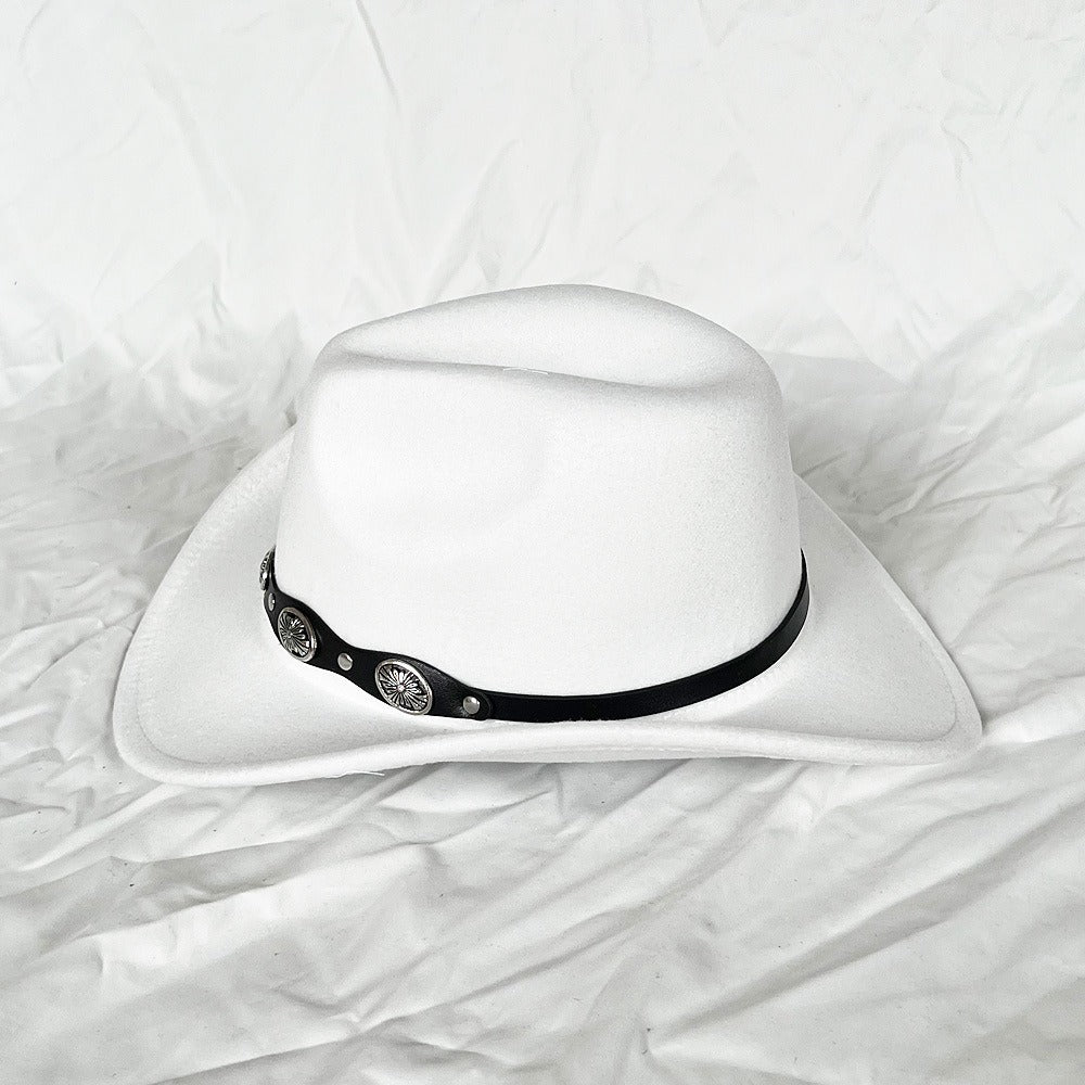 Punk Style Cowboy Top Hat