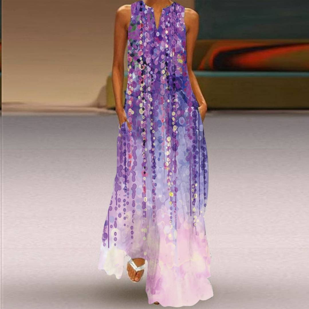 Sleeveless Long Dress