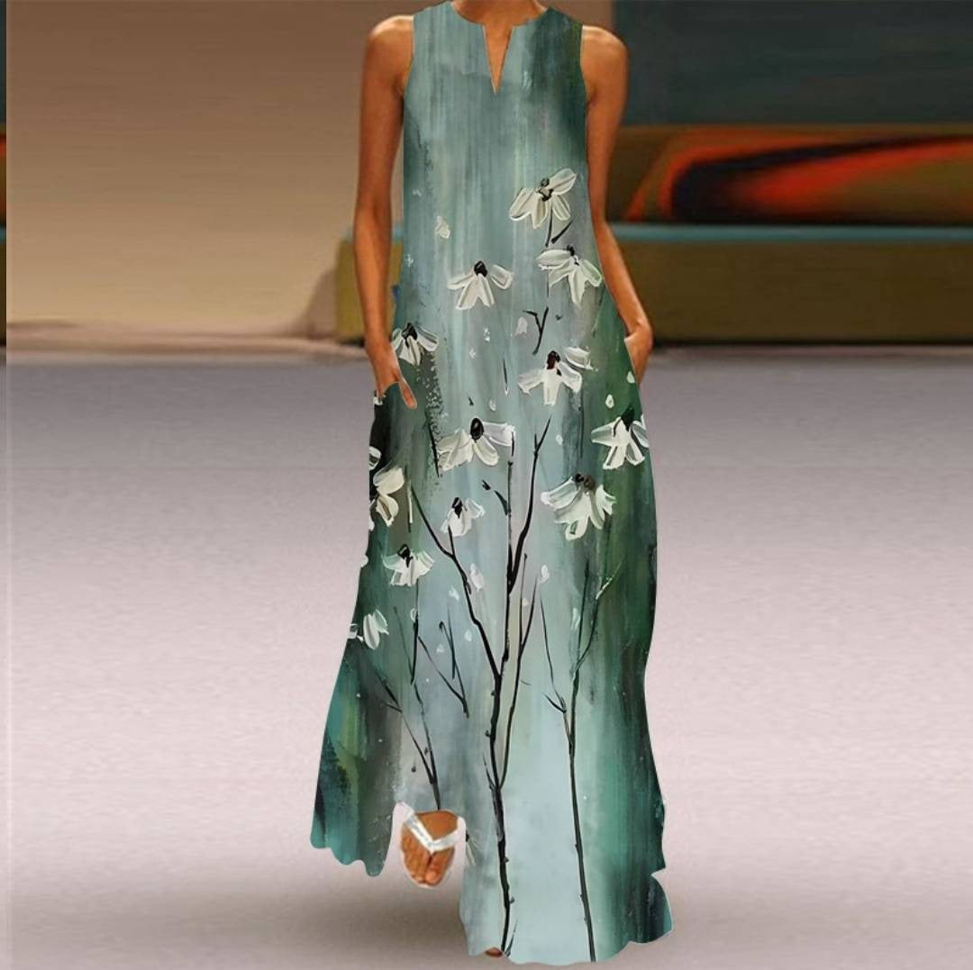 Sleeveless Long Dress