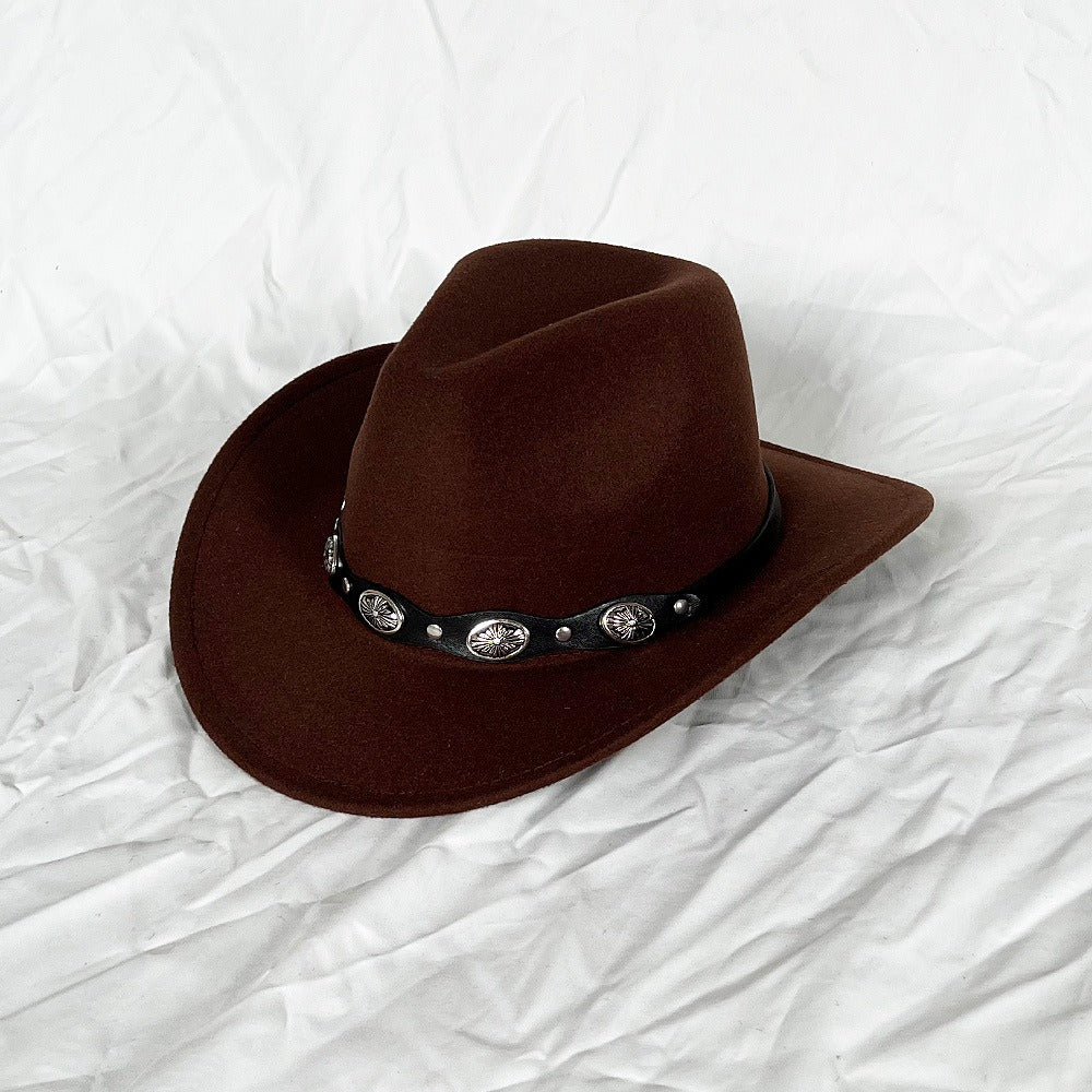 Punk Style Cowboy Top Hat