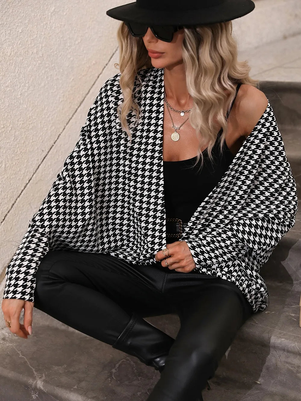 Casual shirt jacket women's clothing