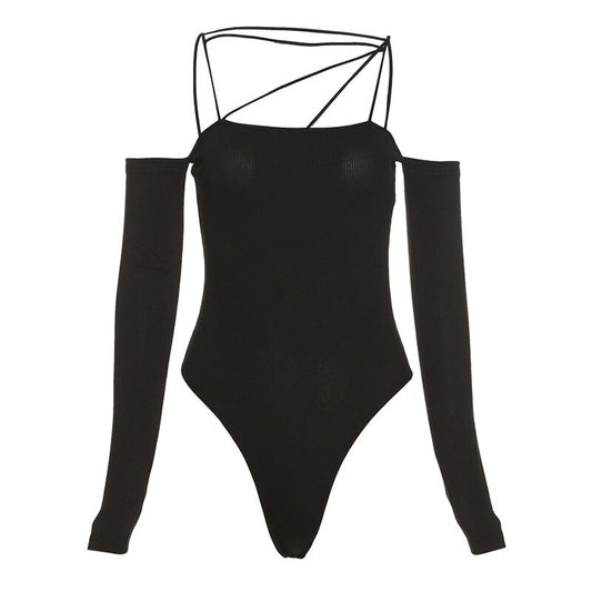 Ins Senior Ladies Sexy Backless Irregular Suspenders