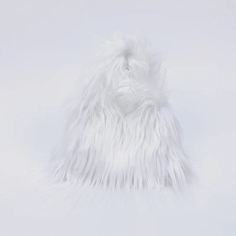 Fashion Faux Fur Women Shoulder Bags
