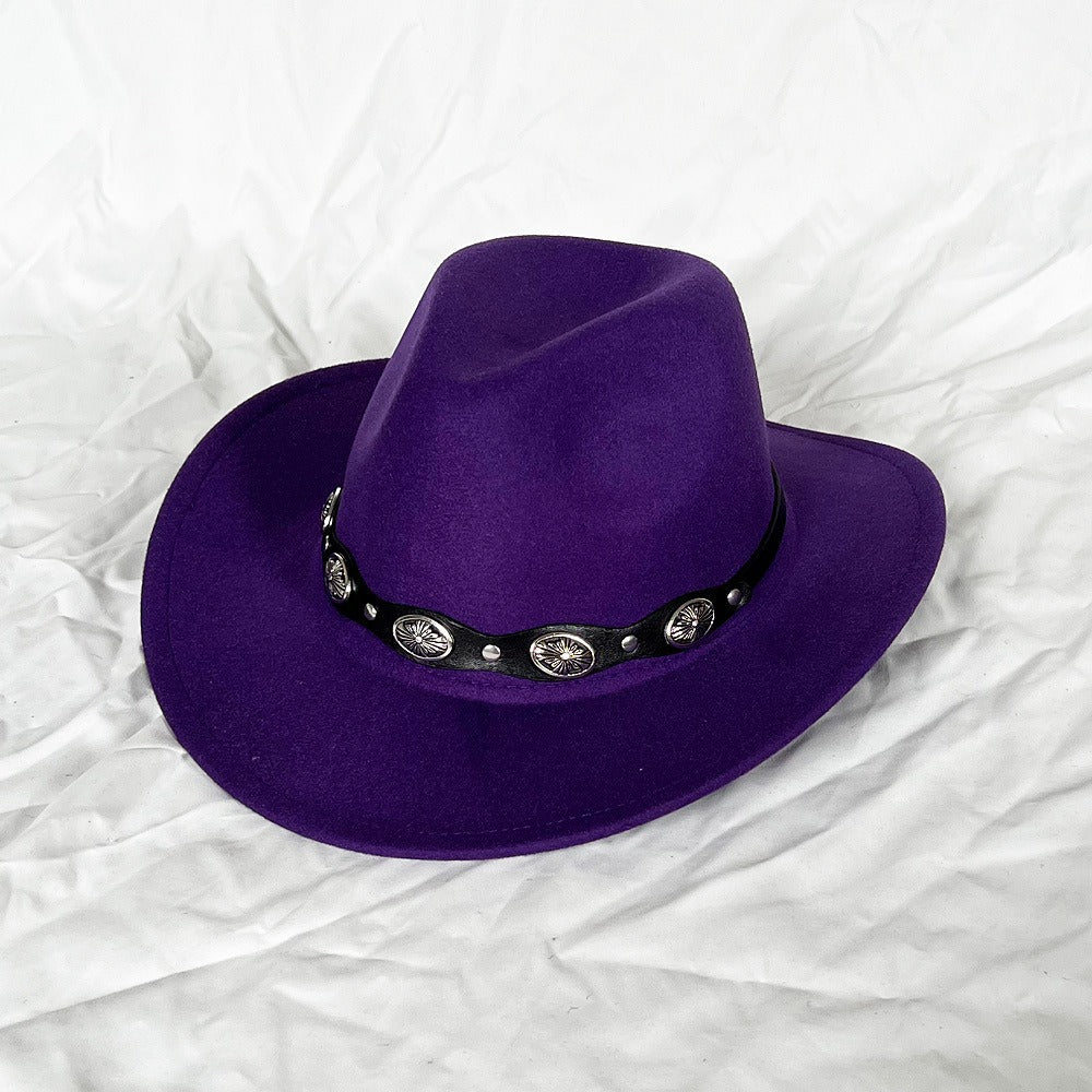 Punk Style Cowboy Top Hat