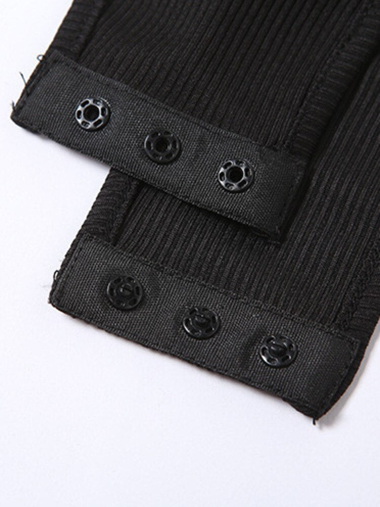 Ins Senior Ladies Sexy Backless Irregular Suspenders