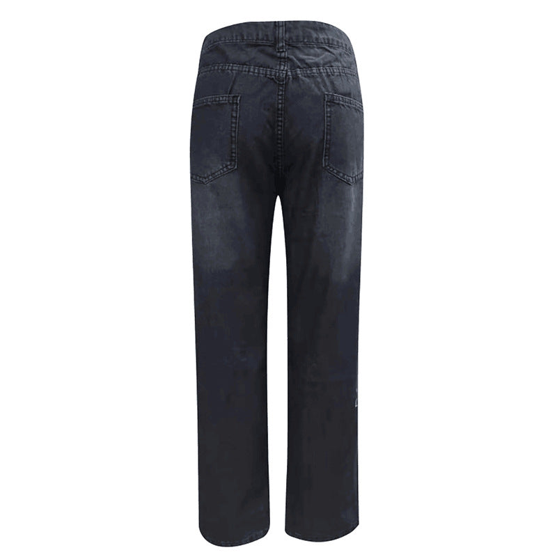Cowboy pants with holes