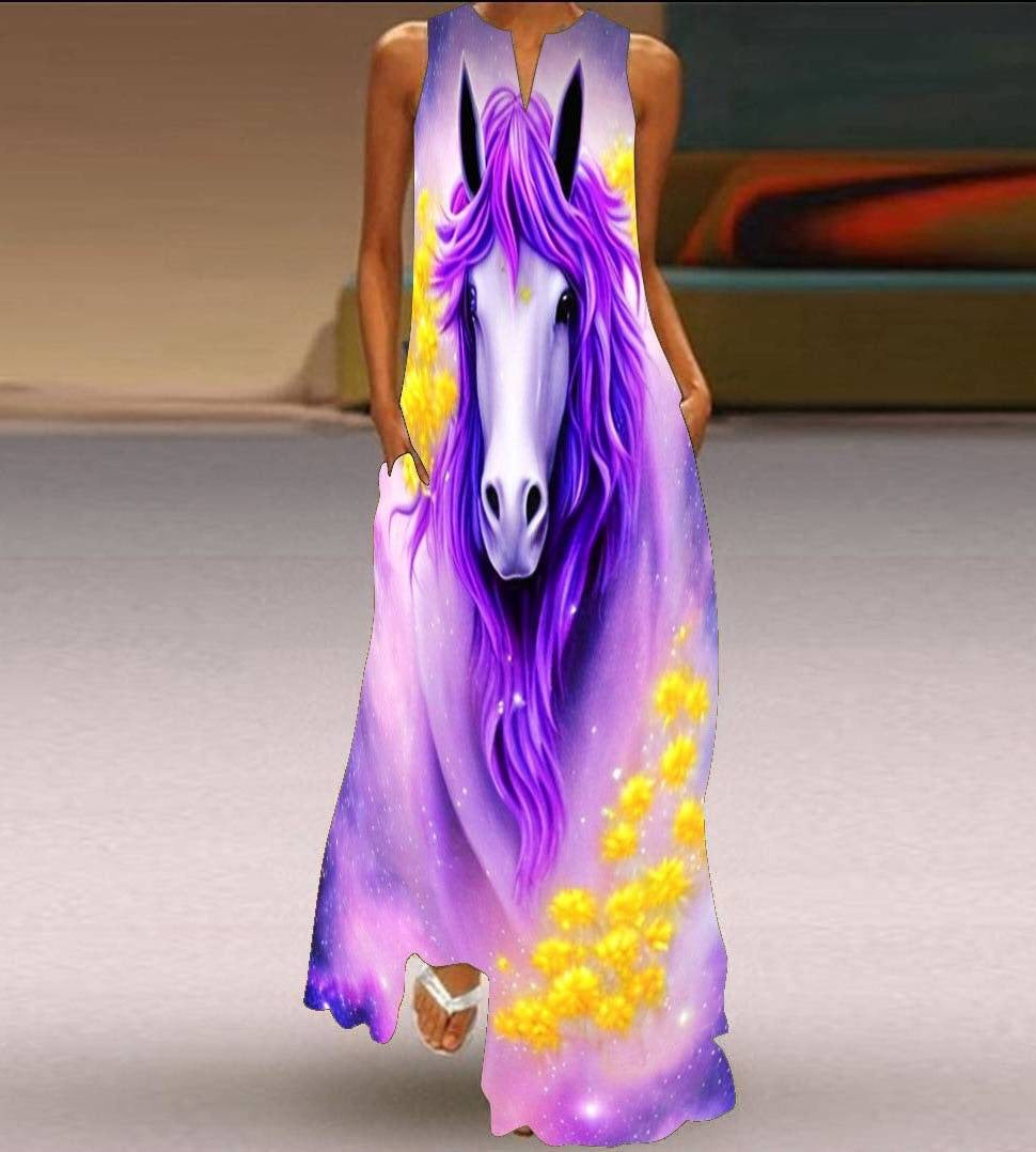 Sleeveless Long Dress