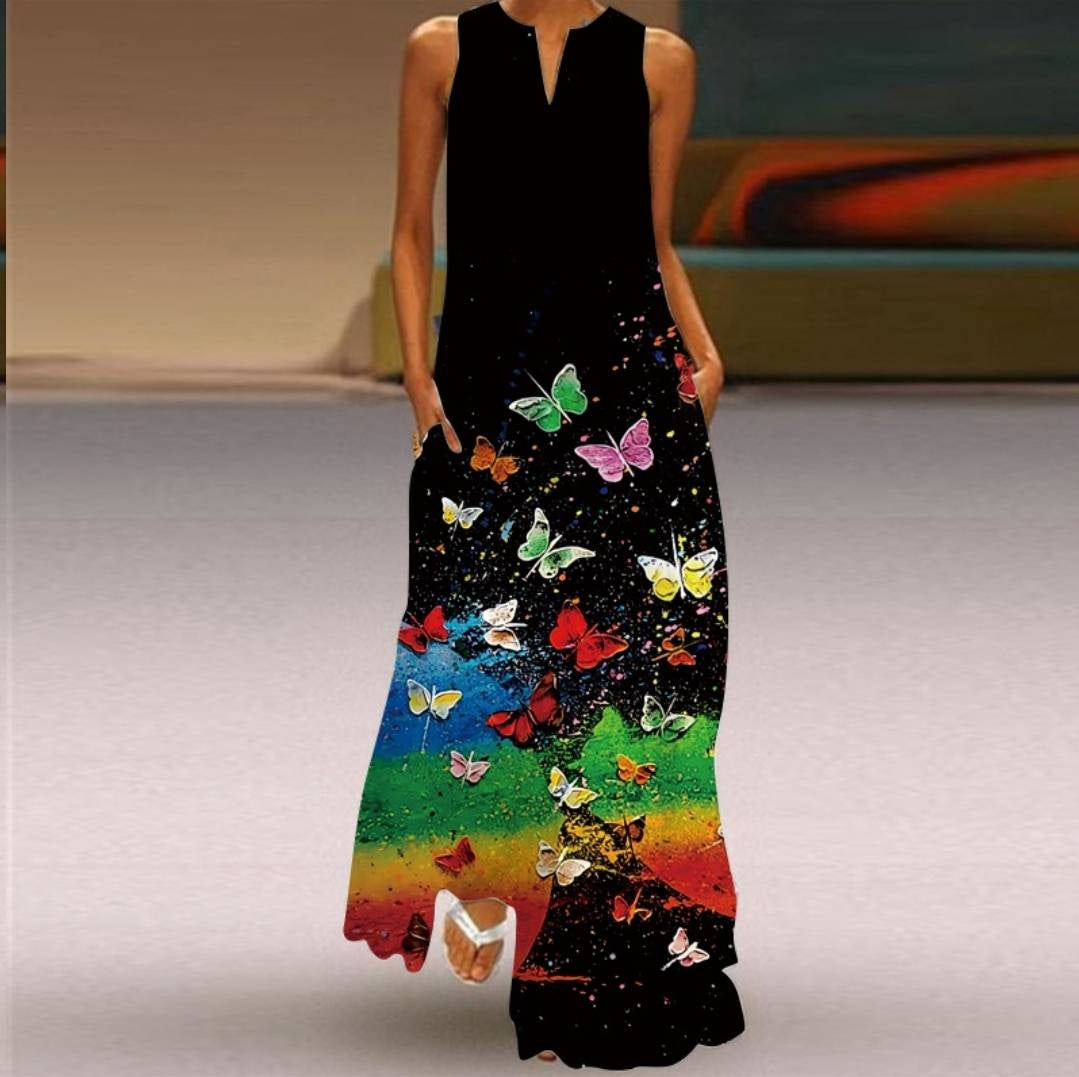 Sleeveless Long Dress