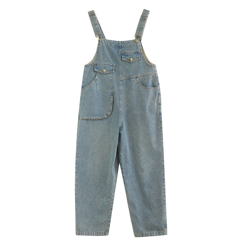 Spring Summer Vintage Jeans Jumpsuits