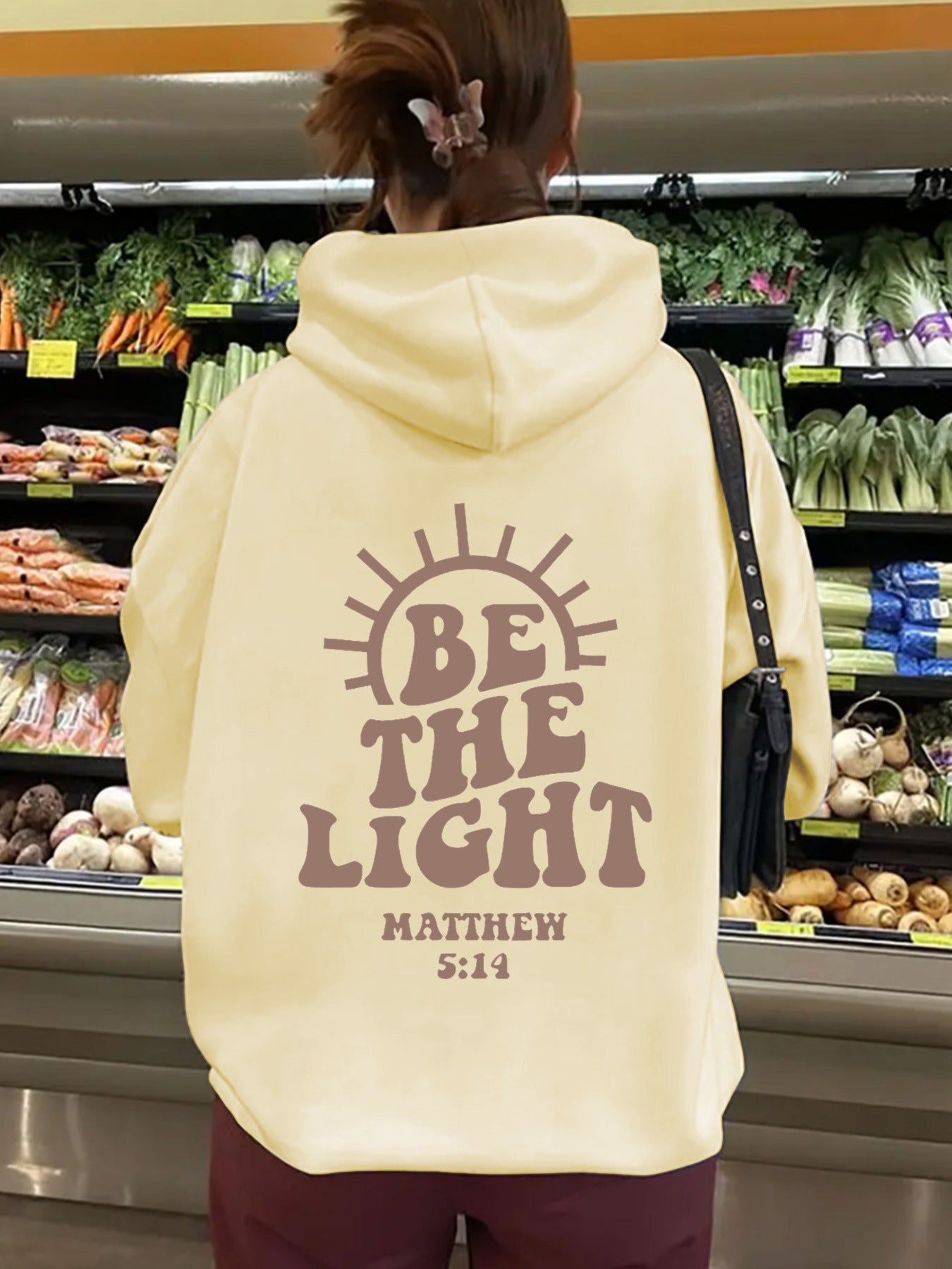 Be The Light Hoodie Matthew 5:14 Sweatshirt
