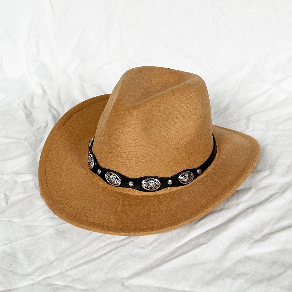 Punk Style Cowboy Top Hat
