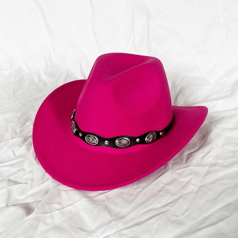 Punk Style Cowboy Top Hat