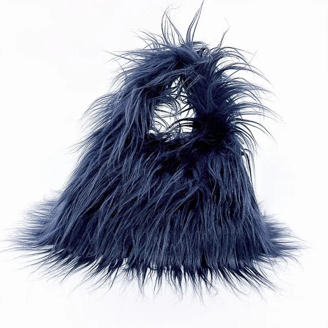 Fashion Faux Fur Women Shoulder Bags