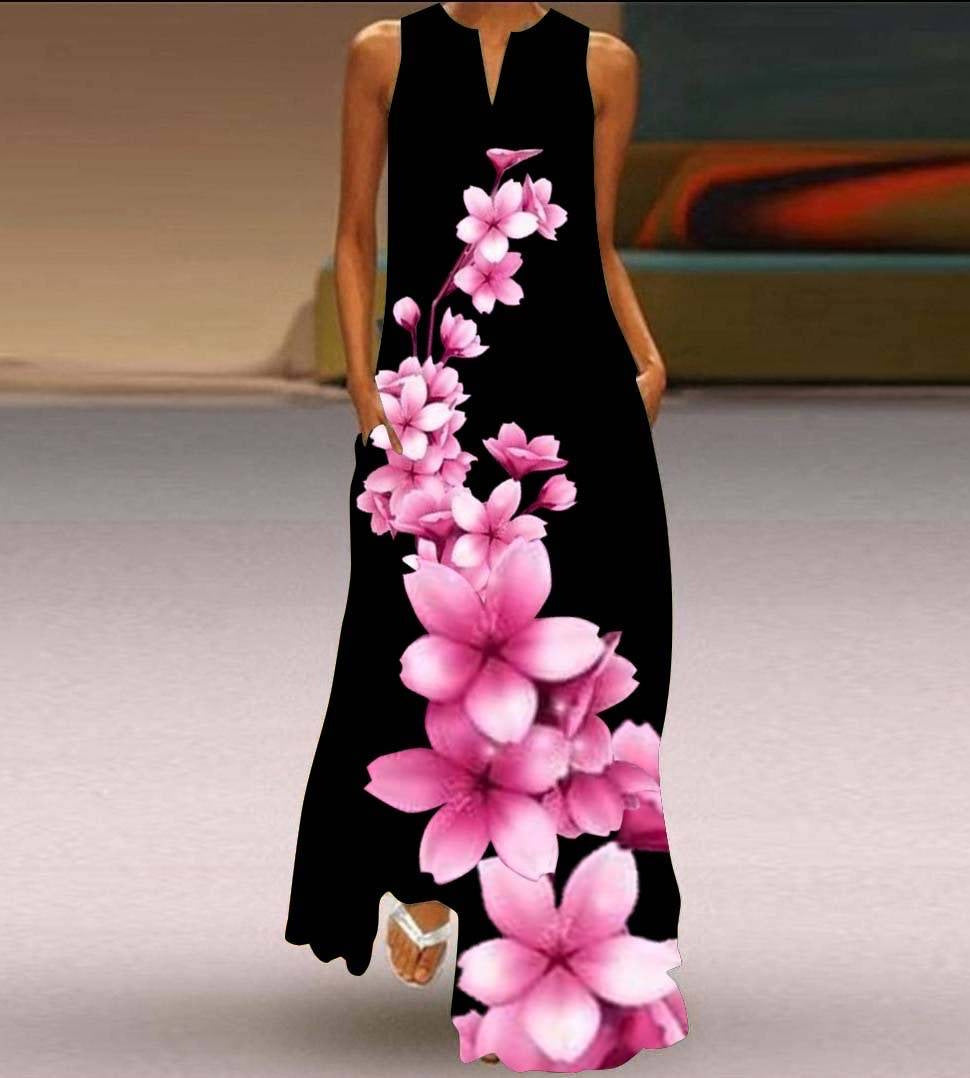 Sleeveless Long Dress