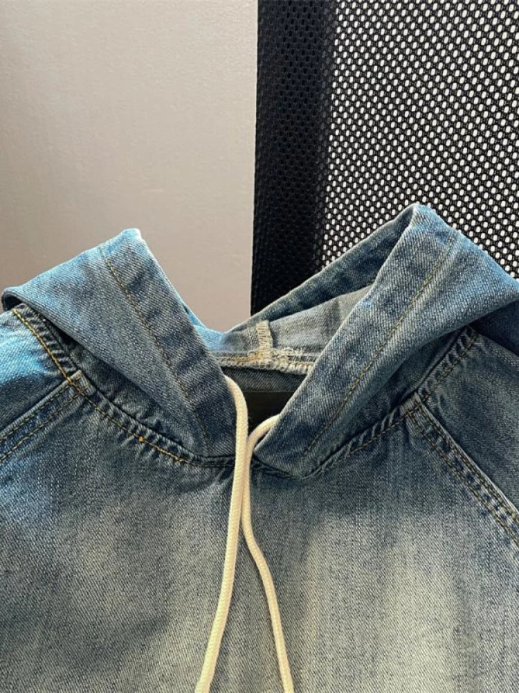 Vintage Denim Hoodies