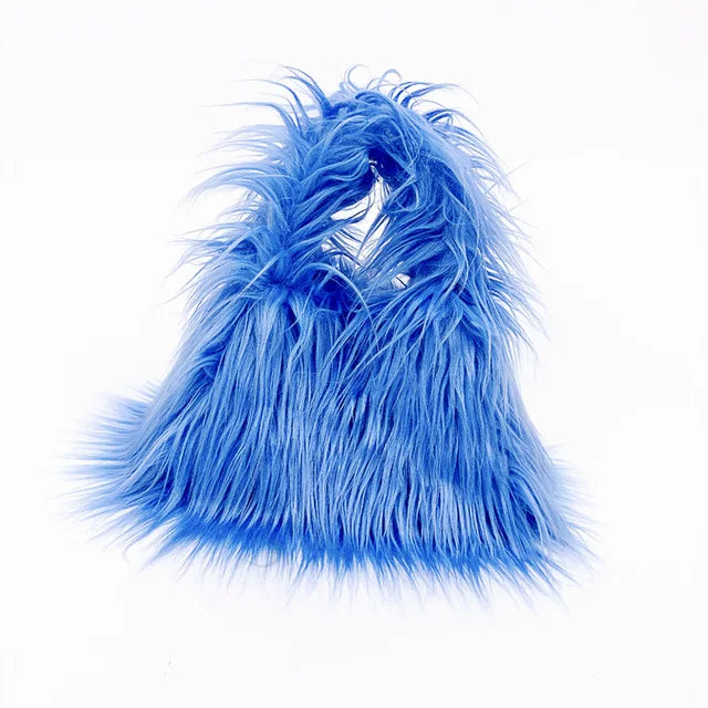 Fashion Faux Fur Women Shoulder Bags