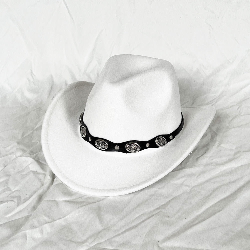 Punk Style Cowboy Top Hat