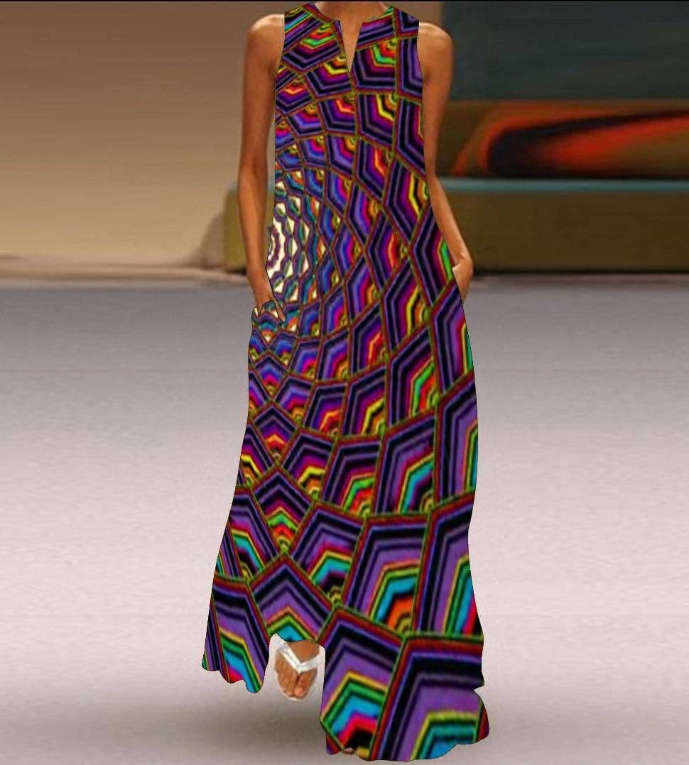 Sleeveless Long Dress