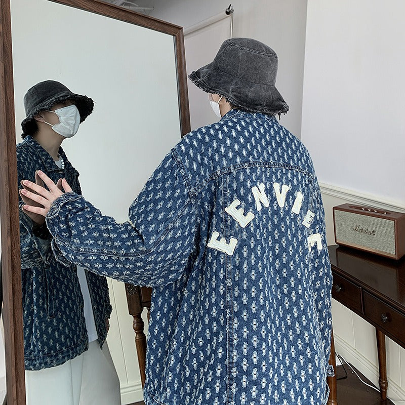 Retro jacket design sense, niche men's clothing