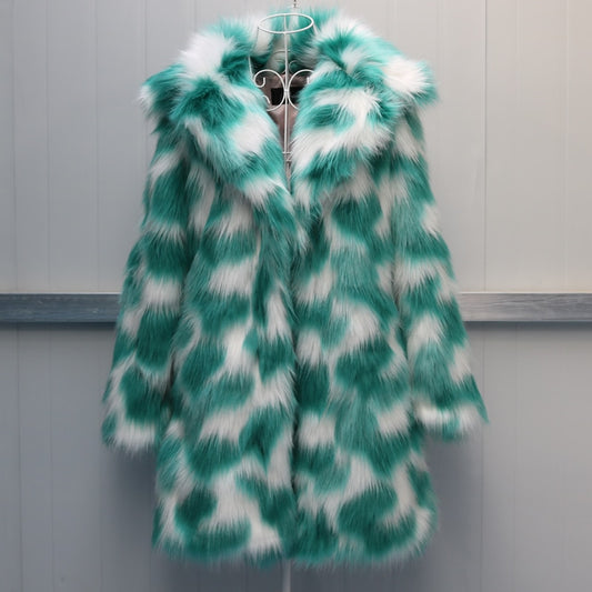 Autumn and winter new lady fur coat