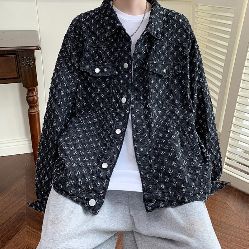 Retro jacket design sense, niche men's clothing