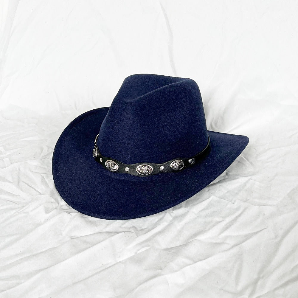Punk Style Cowboy Top Hat
